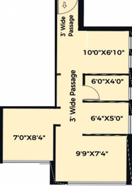 Xrbia Chembur Central (2BHK+1T (508 sq ft) 508 sq ft)