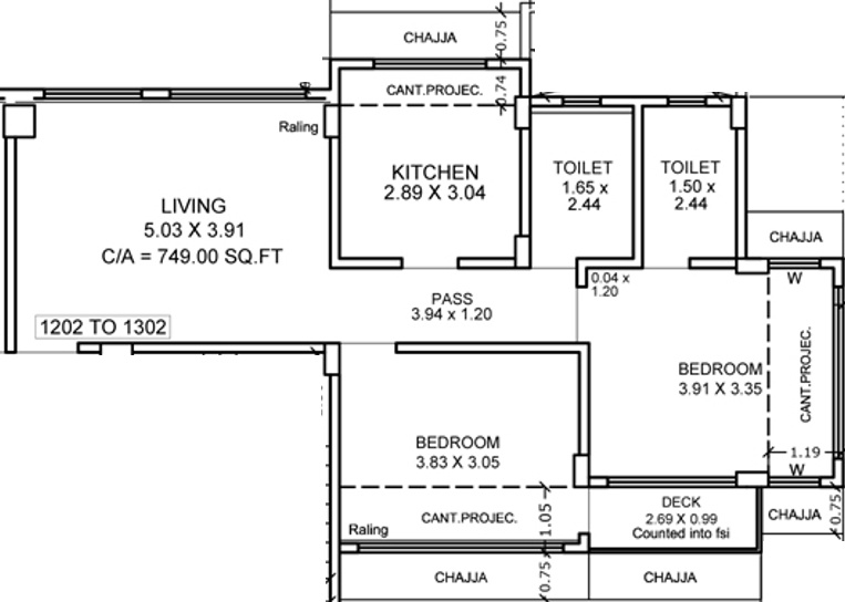Vub Shree Sati Ashish Co Op Housing Society (2BHK+2T (749 sq ft) 749 sq ft) Vub Shree Sati Ashish Co Op Housing Society (2BHK+2T (749 sq ft) 749 sq ft)