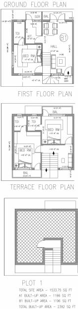 Handsel Mir Raya (3BHK+3T (1,196 sq ft) 1196 sq ft)