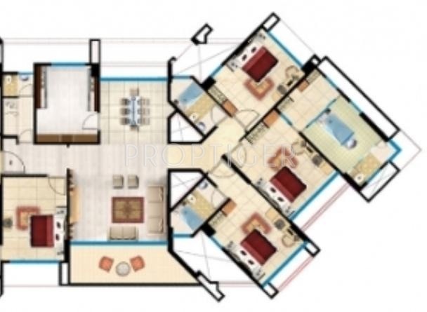 Kanakia Samarpan Royale (4BHK+4T (2,600 sq ft) 2600 sq ft)