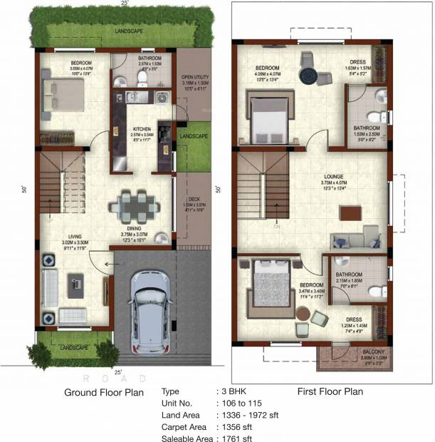 Casagrand Bloom (3BHK+3T (1,761 sq ft) 1761 sq ft)