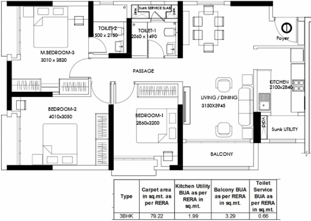 Floor Plan amantra phase 2 Floor Plan Floor Plan