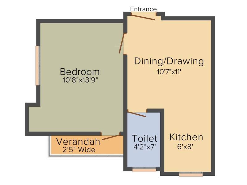 Jajodia Halder Enclave (1BHK+1T (575 sq ft) 575 sq ft)
