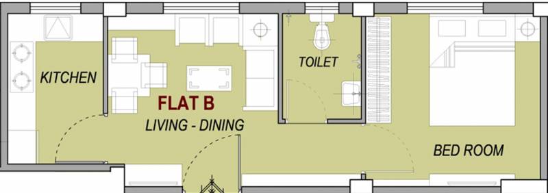 Gupta Empire Pramodtaru Bhawan (1BHK+1T (380 sq ft) 380 sq ft)