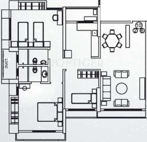 Jangid Galaxy (3BHK+3T (1,566 sq ft) 1566 sq ft)