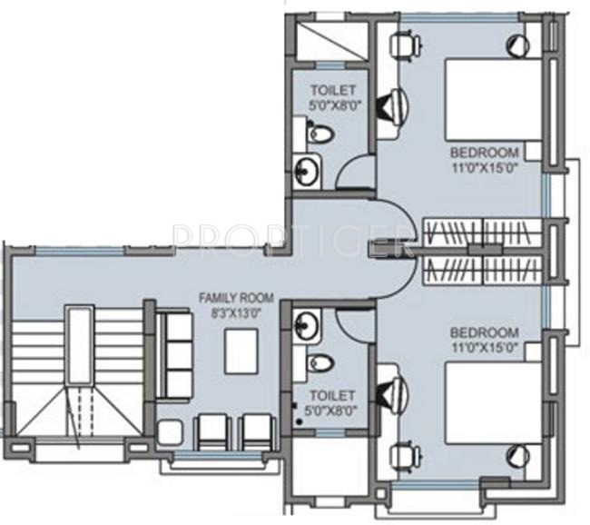 Soham Developers Soham Eternity Floor Plan (4BHK+4T)