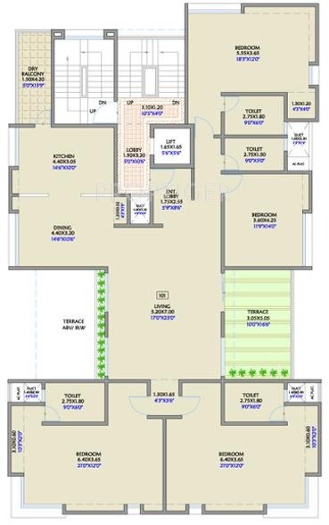 Gokhale Ramgeet (4BHK+4T (3,121 sq ft) 3121 sq ft) Gokhale Ramgeet (4BHK+4T (3,121 sq ft) 3121 sq ft)