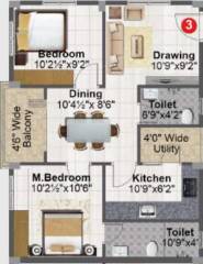 Maram RP Homes (2BHK+2T (872.63 sq ft) 872.63 sq ft) Maram RP Homes (2BHK+2T (872.63 sq ft) 872.63 sq ft)