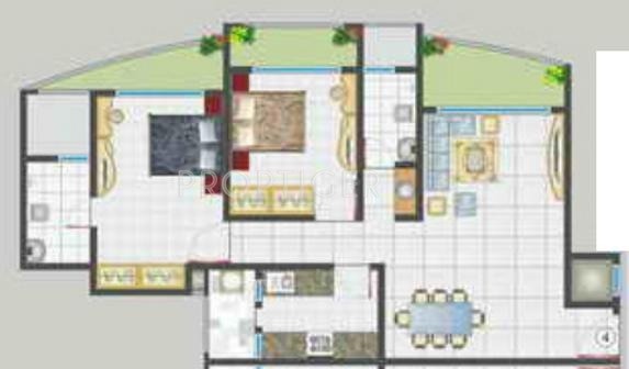 Ramdev Ramdev Heights (2BHK+2T (1,285 sq ft) 1285 sq ft)