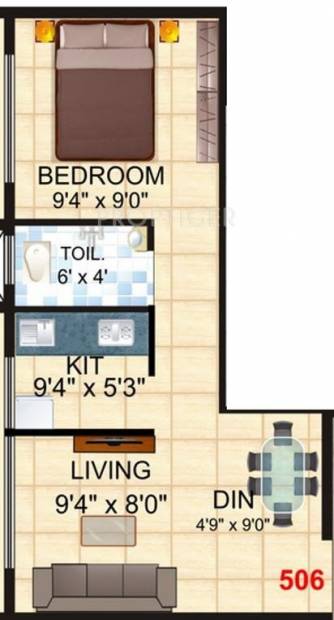 Sambhav Deep Shivam (1BHK+1T (650 sq ft) 650 sq ft)