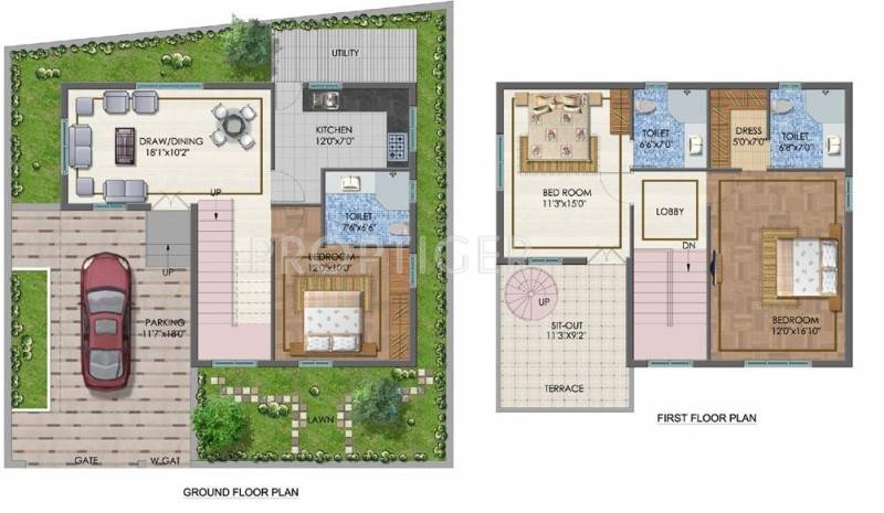 Sannidhi Surakshaa Fairview Ville (3BHK+3T (1,665 sq ft) 1665 sq ft)