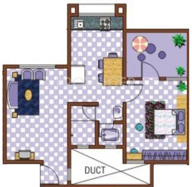 Sanjeevani Shyamal (1BHK+1T (701 sq ft) 701 sq ft)