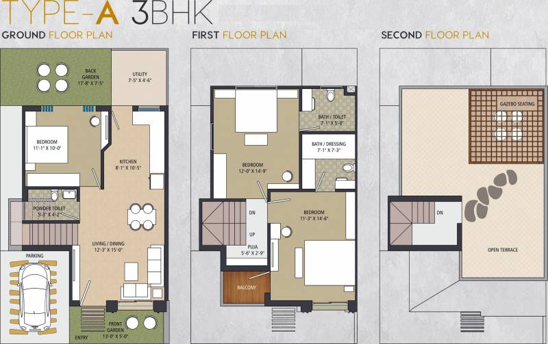 Shashwat ParkRest (3BHK+3T (859.50 sq ft) 859.5 sq ft)