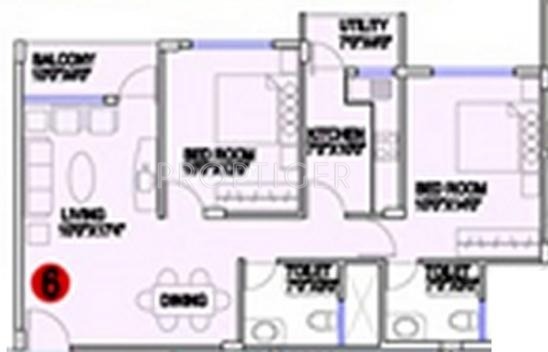 Aashish Rajni Ashish Apartament (2BHK+2T (1,020 sq ft) 1020 sq ft)