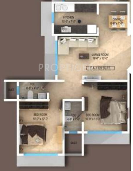 Navkar Devdatta (2BHK+2T (520.97 sq ft) 520.97 sq ft)