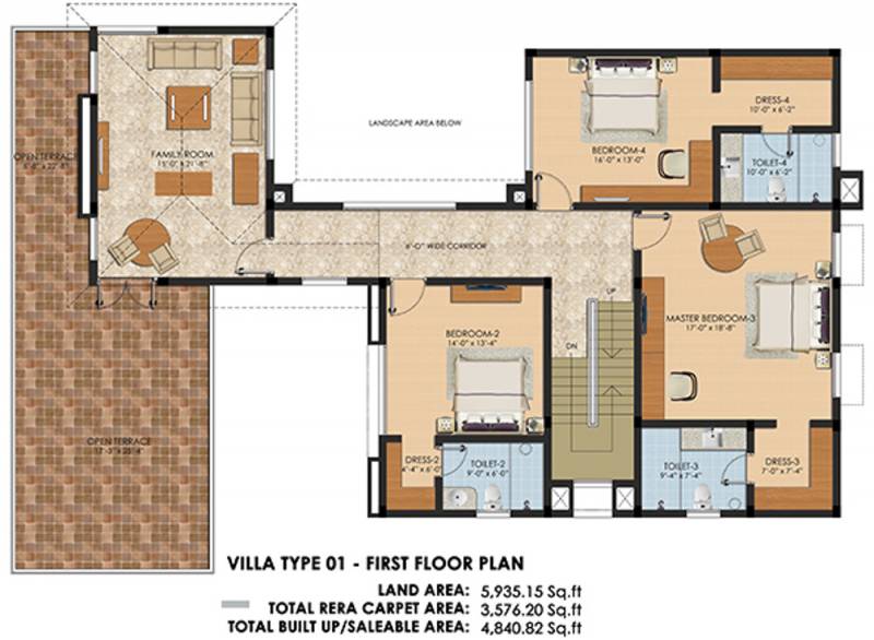 Chaitanya Bloomfield (4BHK+5T (4,840 sq ft) + Pooja Room 4840 sq ft)