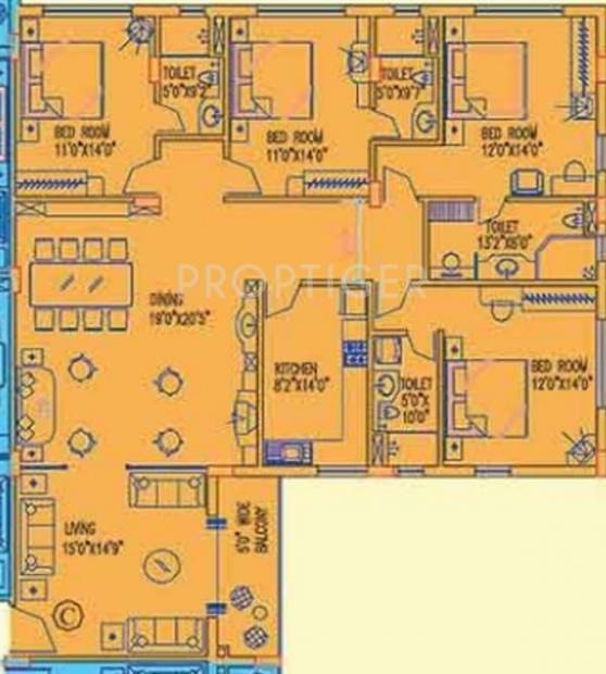 Mani Neermani (4BHK+4T (2,623 sq ft) 2623 sq ft)