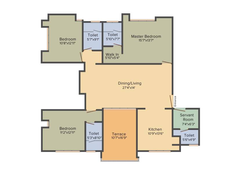 Suyog Suyog Navkaar Phase I (3BHK (2097 sq ft) 2097 sq ft)