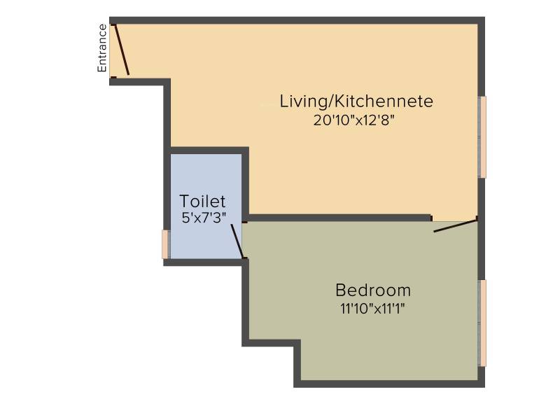 Alpine Vistula (1BHK (595 sq ft) 595 sq ft)