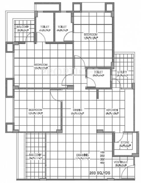 Shivam Shivam Flora (3BHK+3T (1,827 sq ft) 1827 sq ft)