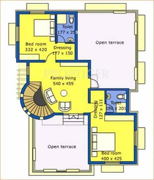 Nagpal Builders Stadia Park Floor Plan (4BHK+5T)