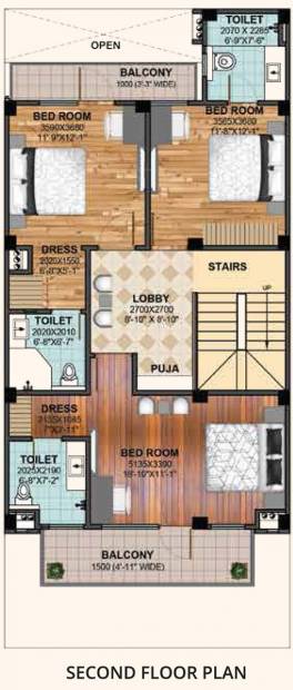 Gaursons Krishn Villa (4BHK+5T (3,566 sq ft) 3566 sq ft)