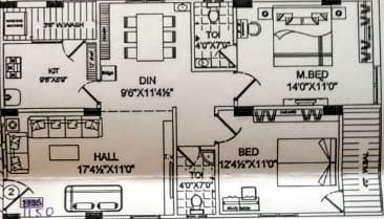 Konkas Pushpanjali (2BHK+2T (1,150 sq ft) 1150 sq ft) Konkas Pushpanjali (2BHK+2T (1,150 sq ft) 1150 sq ft)