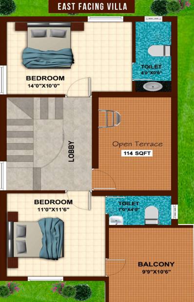 Dream Akshara Villas (3BHK+3T (1,415 sq ft) + Pooja Room 1415 sq ft)