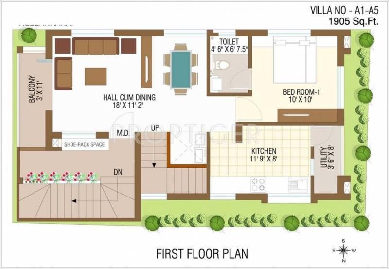 Anmol Kiran (3BHK+3T (1,905 sq ft)   Servant Room 1905 sq ft)