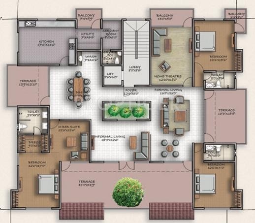 Sumanth Sreshta Avanthika (3BHK+3T (3,567 sq ft) 3567 sq ft)