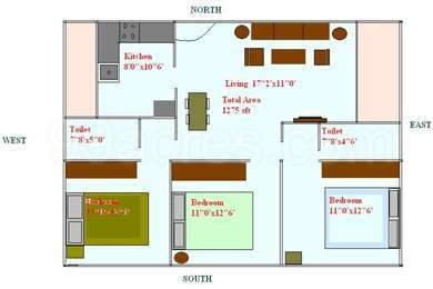 Balaji Sai Abode (3BHK+2T (1,275 sq ft) 1275 sq ft)