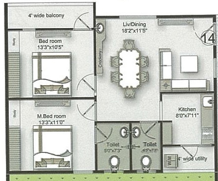  fame-s-royal-residency Floor Plan Floor Plan