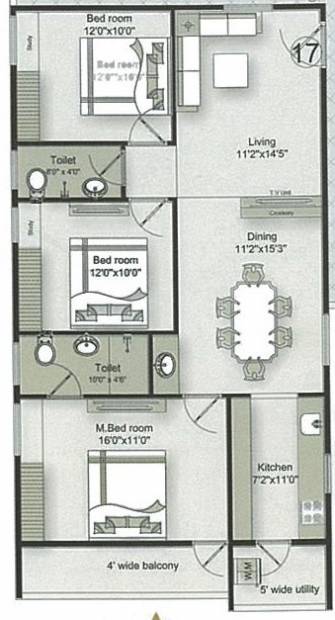  fame-s-royal-residency Floor Plan Floor Plan