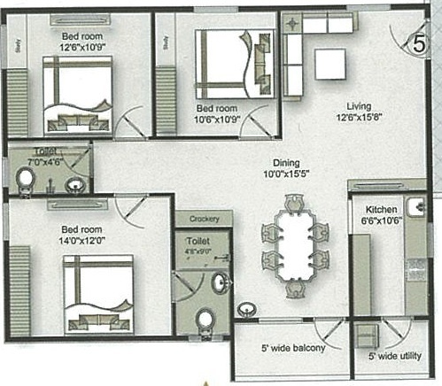  fame-s-royal-residency Floor Plan Floor Plan