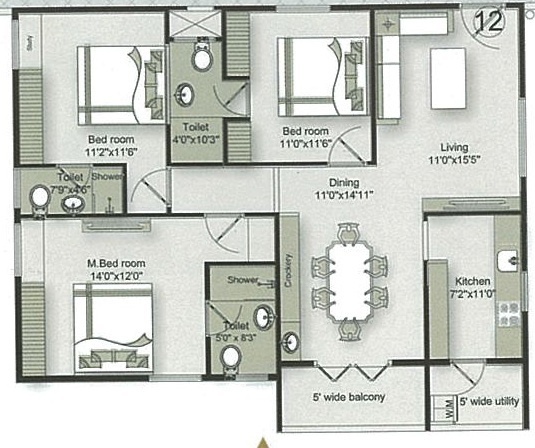  fame-s-royal-residency Floor Plan Floor Plan