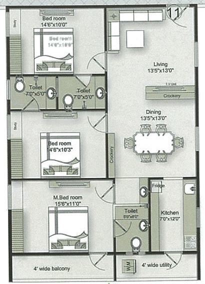  fame-s-royal-residency Floor Plan Floor Plan