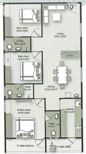  fame-s-royal-residency Floor Plan Floor Plan