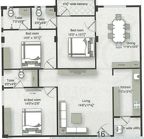  fame-s-royal-residency Floor Plan Floor Plan